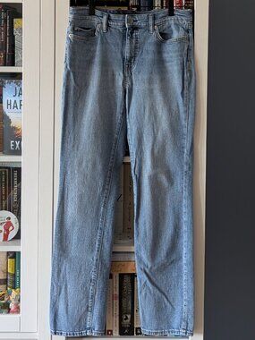 Ralph Lauren Straight Leg Jeans / Light Wash / Size 8